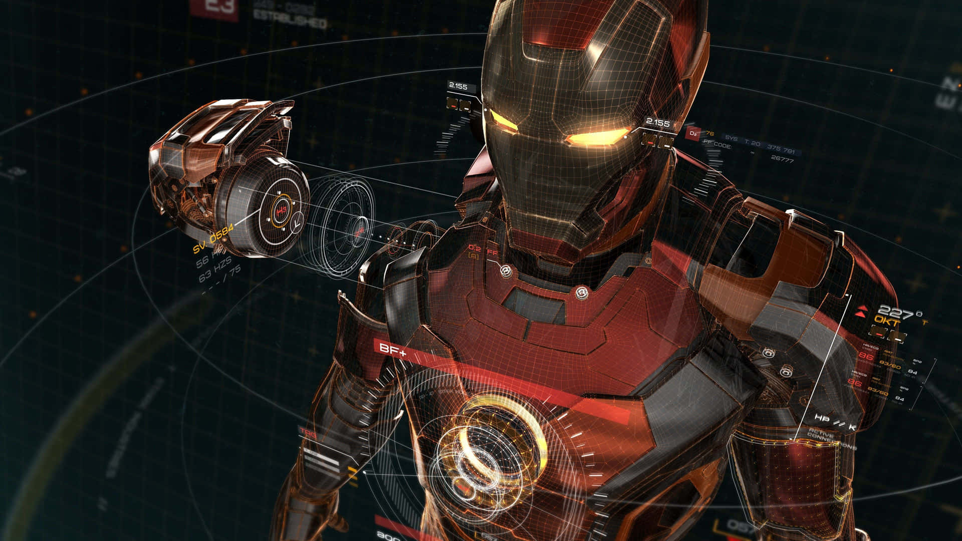 Unlock Endless Possibilities with Iron Man Technology Wallpaper