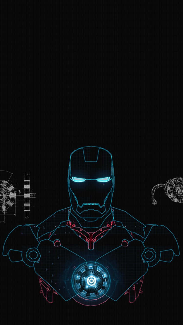 Tony Stark is Powered by His Innovative and Revolutionary Iron Man Technology Wallpaper
