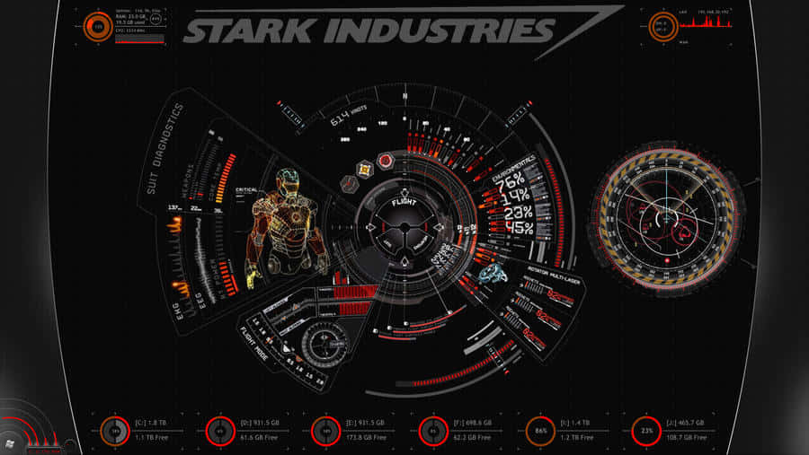 Iron Man Technologies: Reaching New Heights Wallpaper
