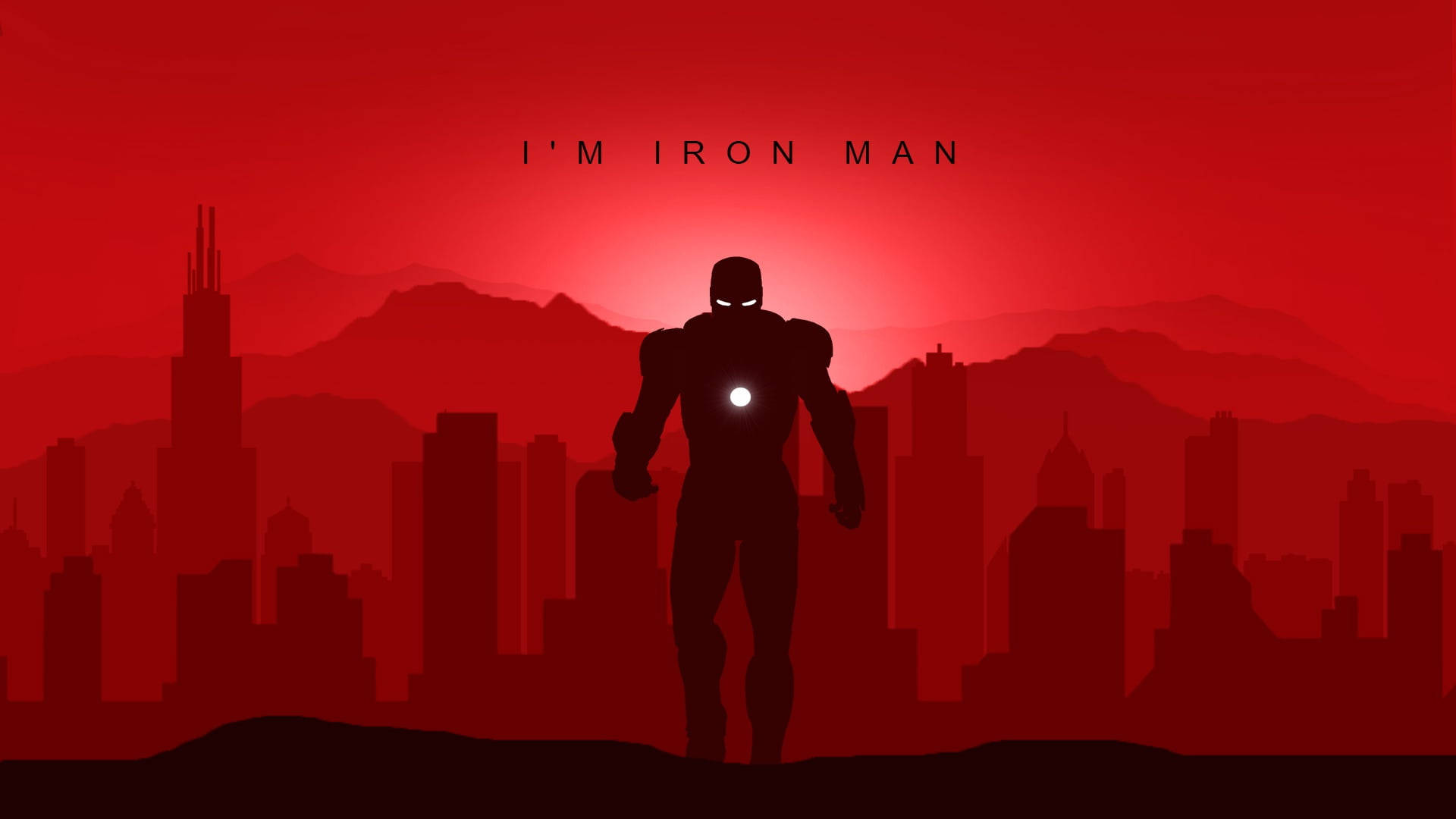 Iron Man Vector Art Wallpaper