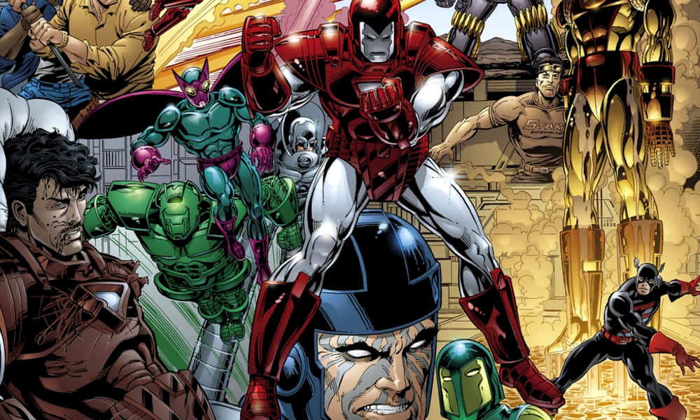 Fight Iron Man Villains Wallpaper
