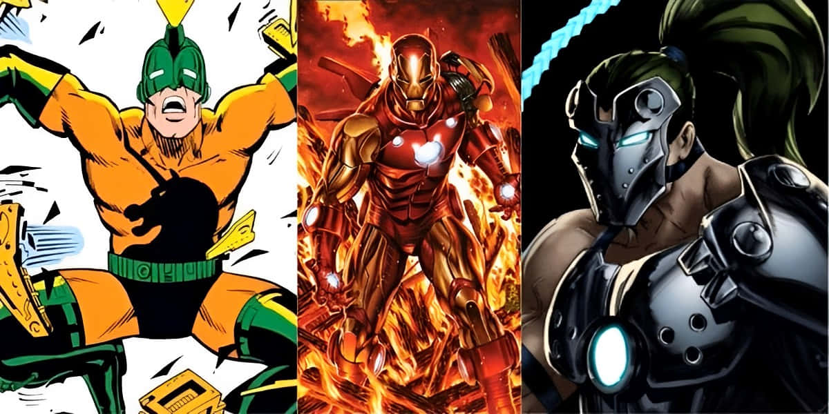 The Terrifying Iron Man Villains Wallpaper