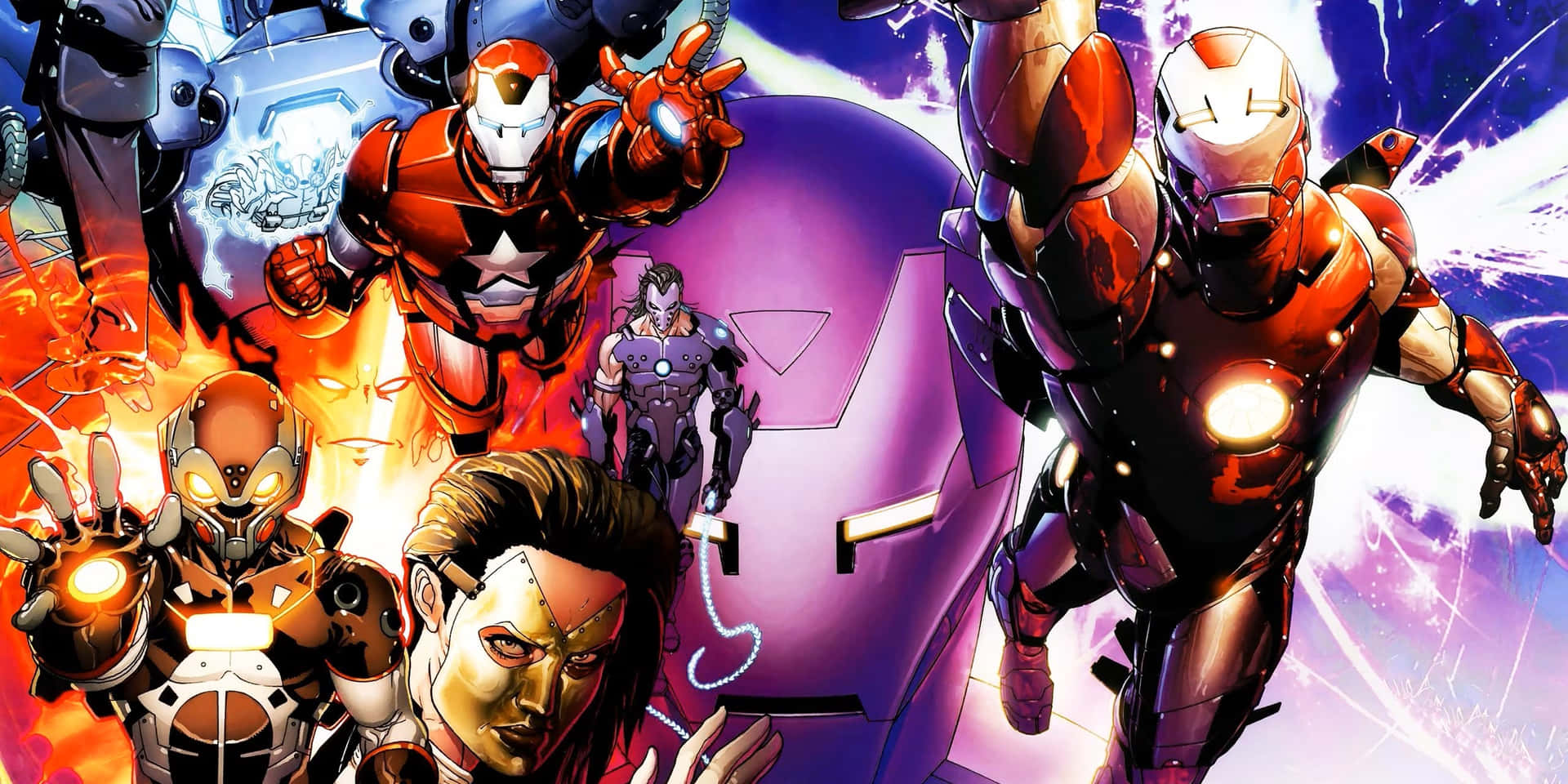Magneto,dr. Doom Y Loki: Los Grandes Villanos De Iron Man. Fondo de pantalla