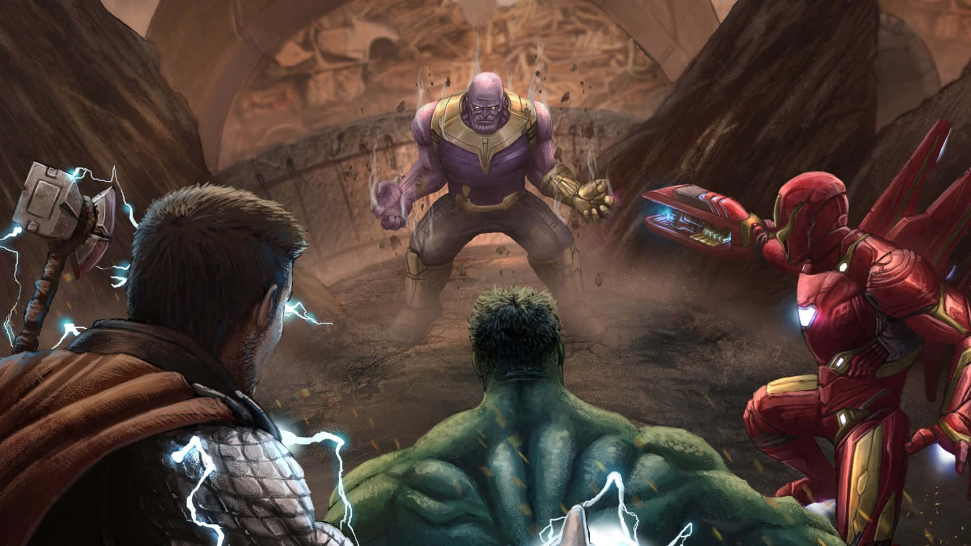 The Hero Vs. The Monster: Iron Man vs. Hulk" Wallpaper