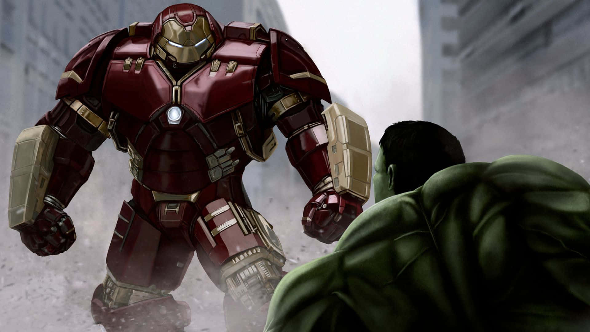 Who Will Triumph? - Iron Man vs. Hulk" Wallpaper