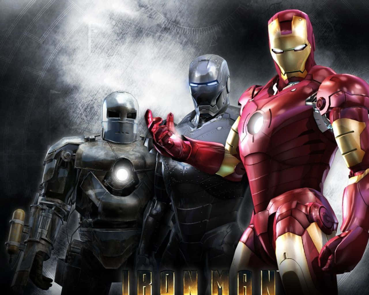 The Epic Duel Between Iron Man and Iron Monger Wallpaper