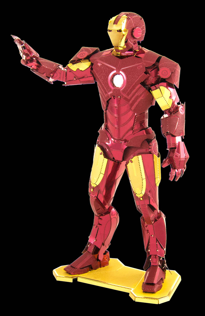 Iron Man With White Background Wallpaper