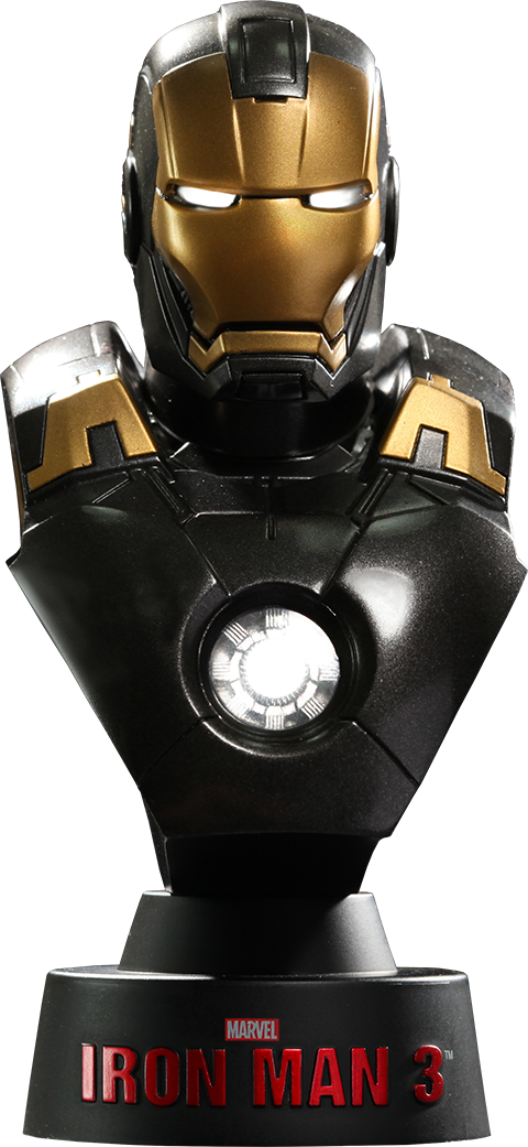 Iron Man3 Mask Bust PNG