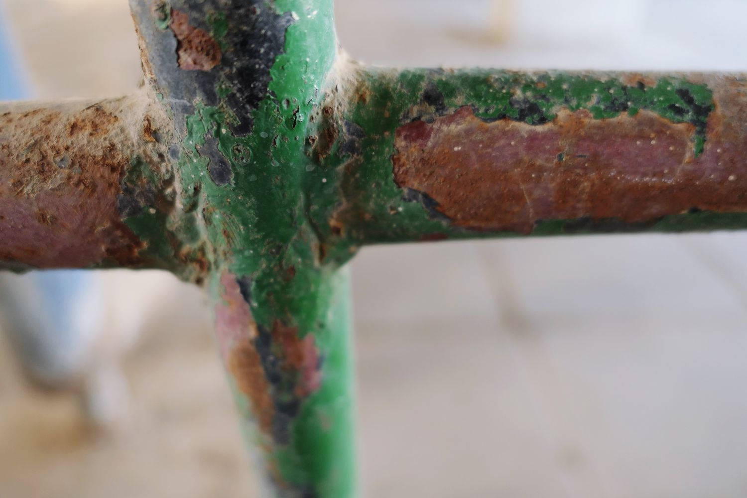 Iron Pipe With Green Rust Picture