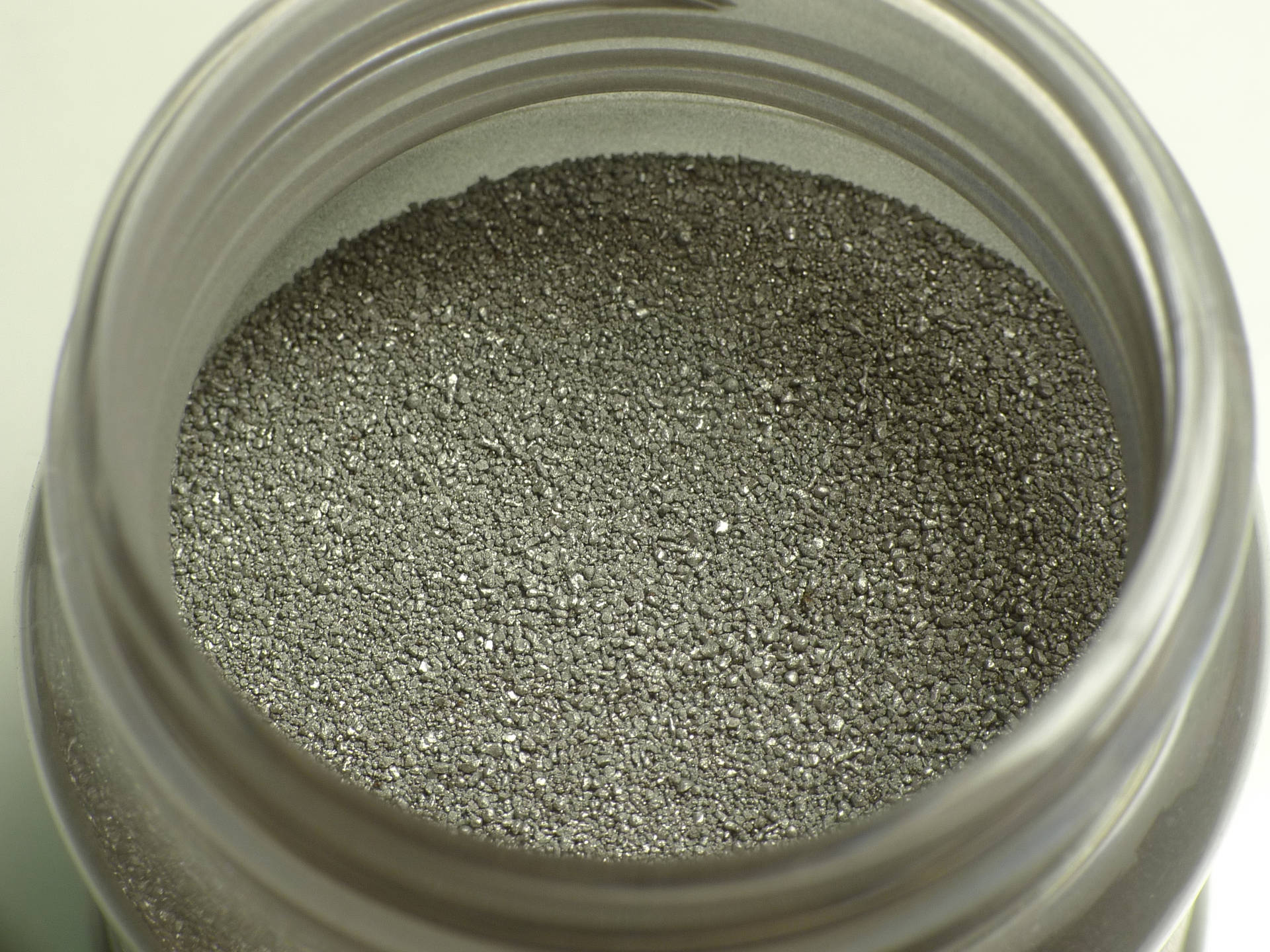 Iron Powder In A Container Picture