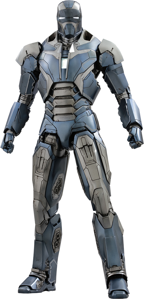 Iron Suit Standing Pose PNG