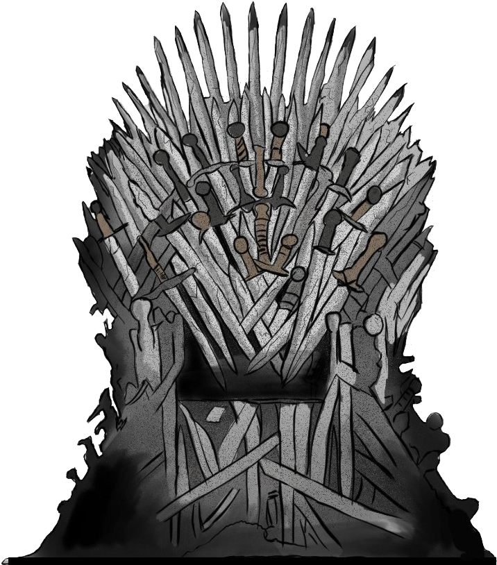 Iron Throne Artistic Rendering PNG