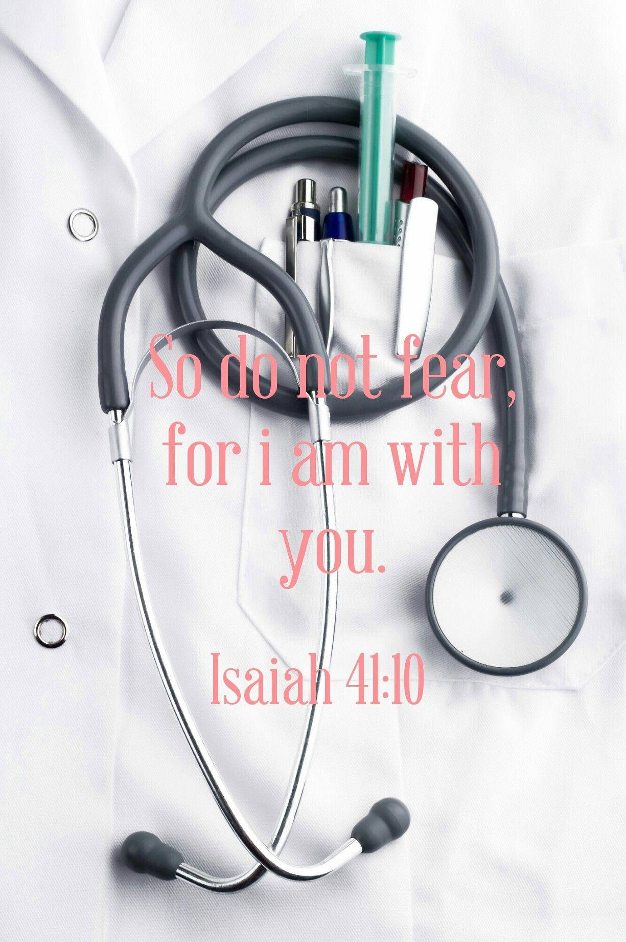 Isaiah Quote Medical Motivation Poster Wallpaper