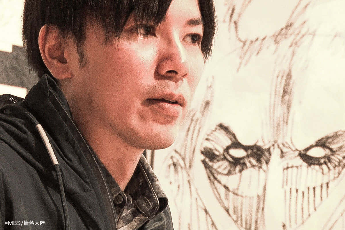Isayama Hajime, creator of the manga series "Attack on Titan" Wallpaper