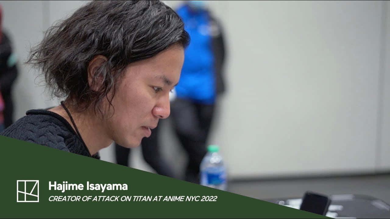 Isayama Hajime, creator of Attack on Titan Wallpaper