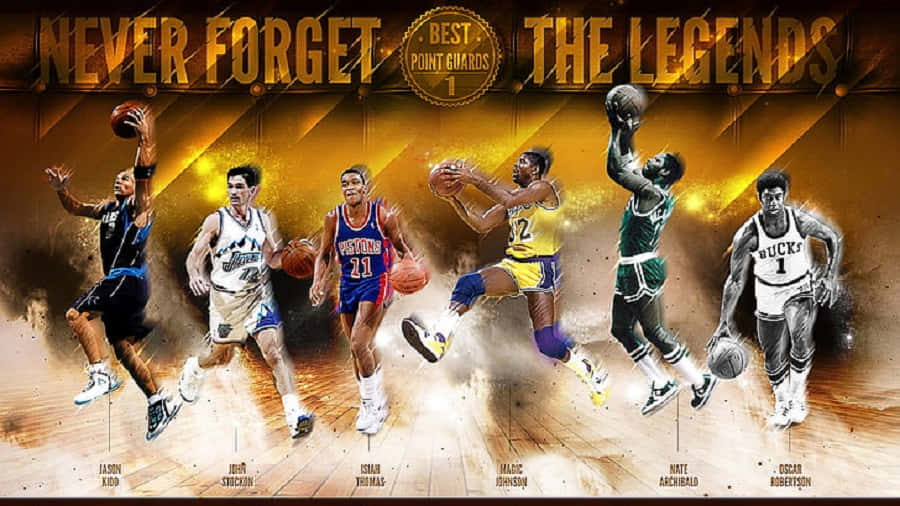 Isiah Thomas NBA-legender Poster Kunst Wallpaper