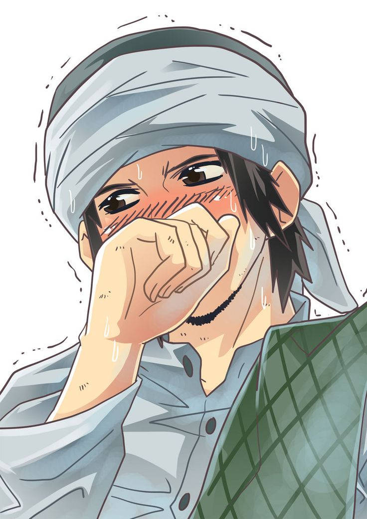 Islamic Boy Anime Drawing Background