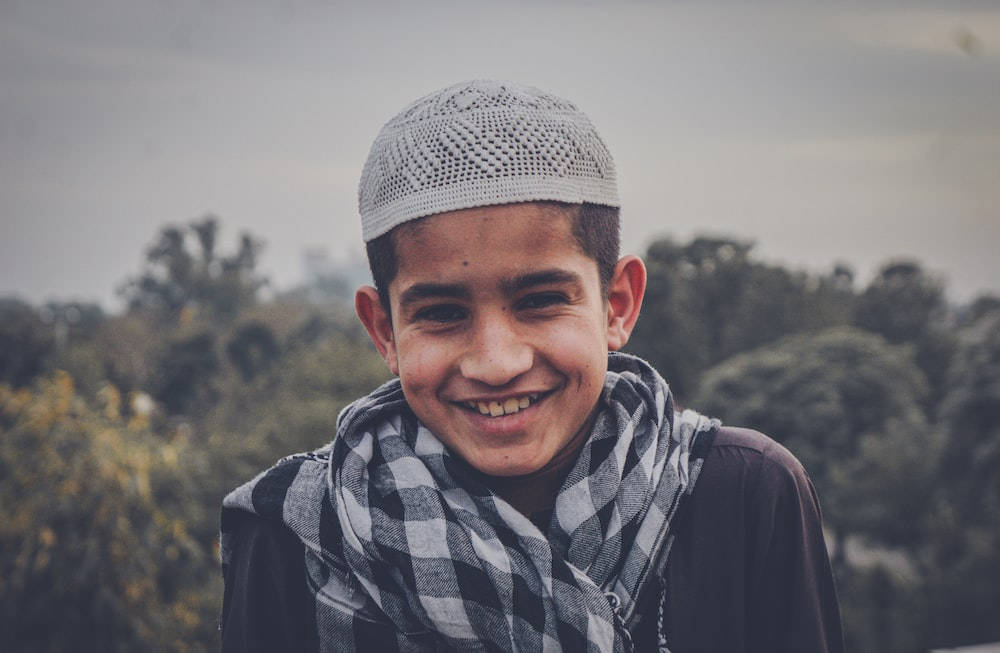 Islamic Boy Cute Smile Background
