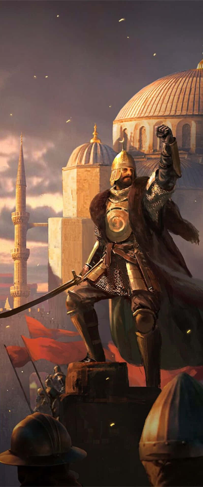 Islamic_ Warrior_ Victory_ Pose Wallpaper