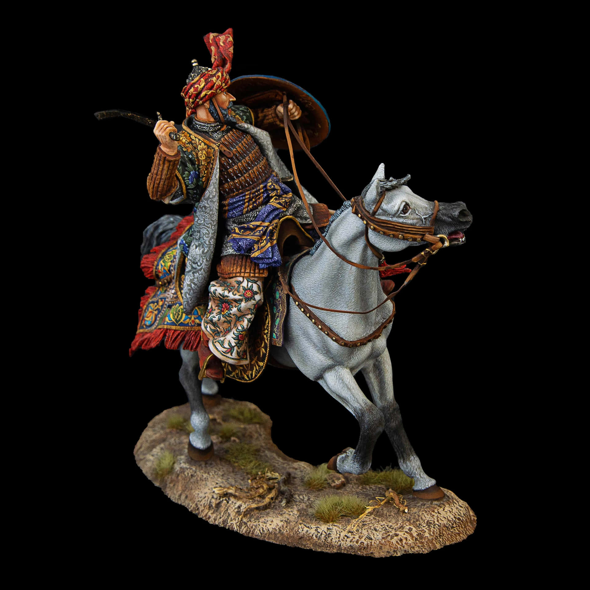 Islamic Warrioron Horseback Figurine Wallpaper