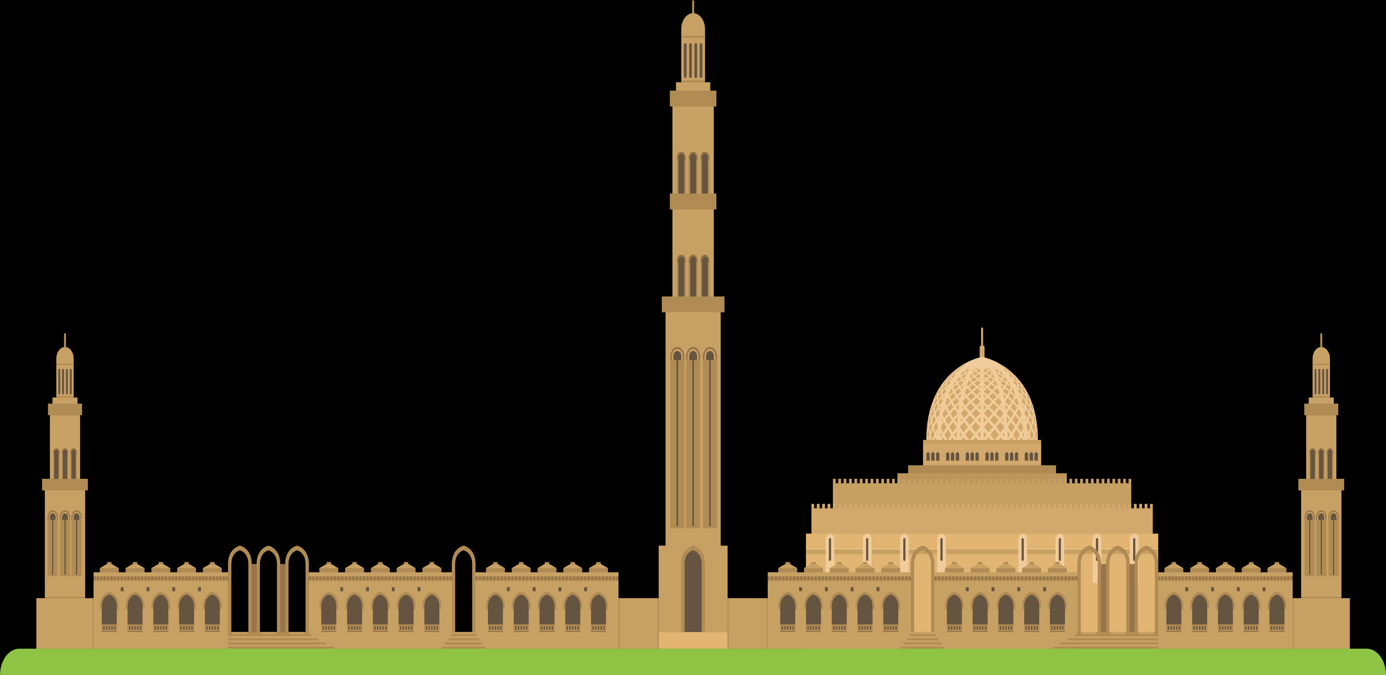 Islamic_ Architecture_ Mosque_ Silhouette PNG