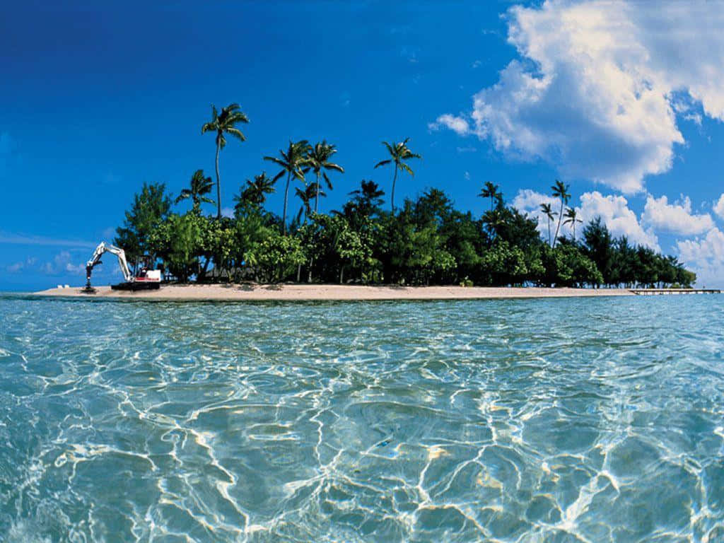 Einblick Auf Eine Atemberaubende Tropische Insel
