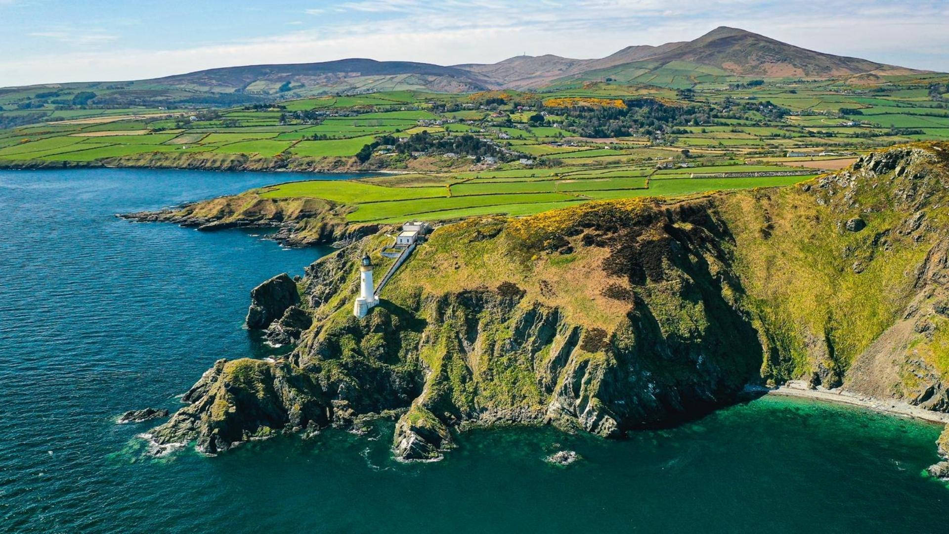 Majestic Cliffs of Isle of Man Wallpaper