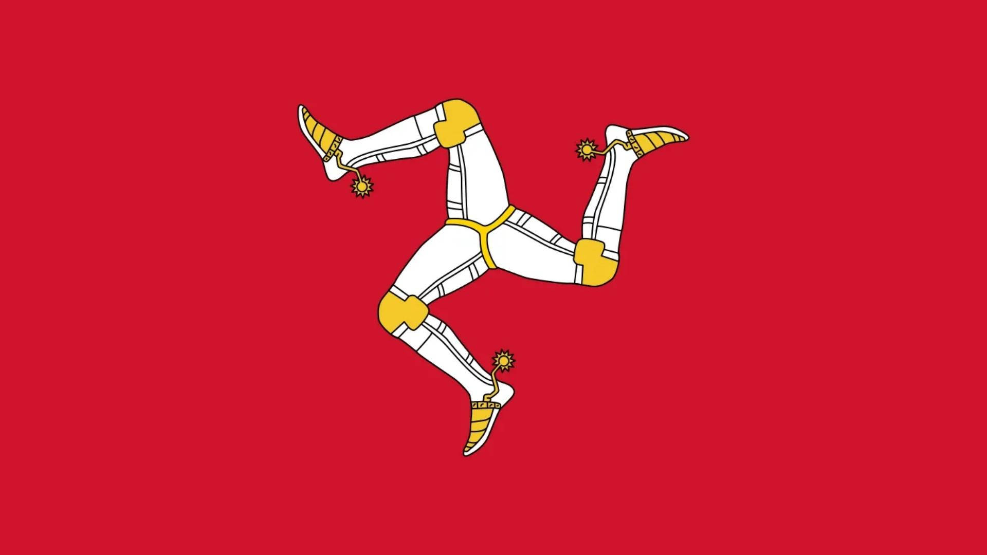 Flaggeder Isle Of Man Wallpaper