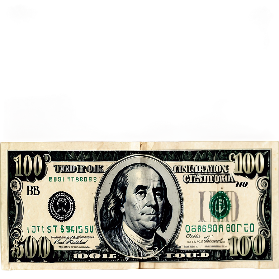 Download Isolated 100 Dollar Bill Png Ghk