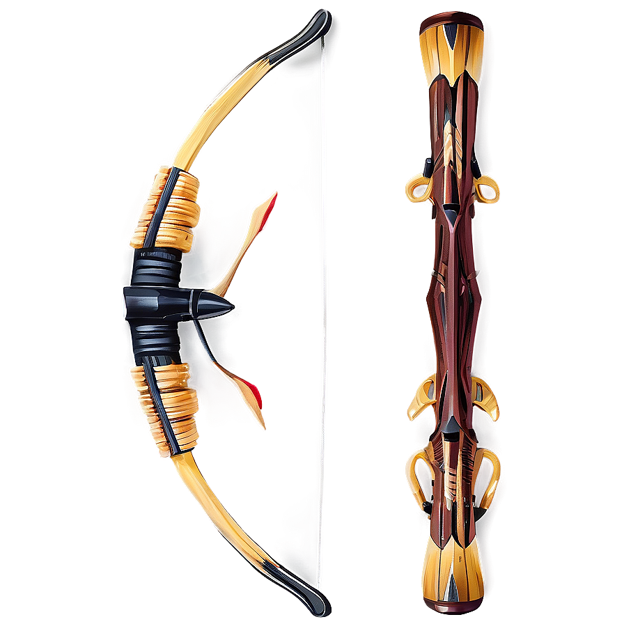 Isolated Bow And Arrow Image Png Gmx99 PNG