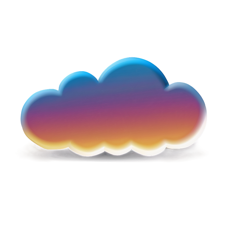 Isolated Cloud Vector Image Png 06262024 PNG