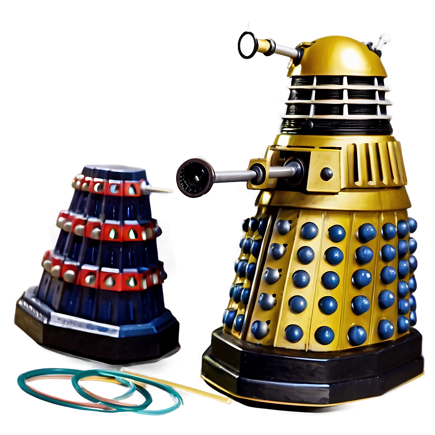 Isolated Dalek Figure Png 06242024 PNG