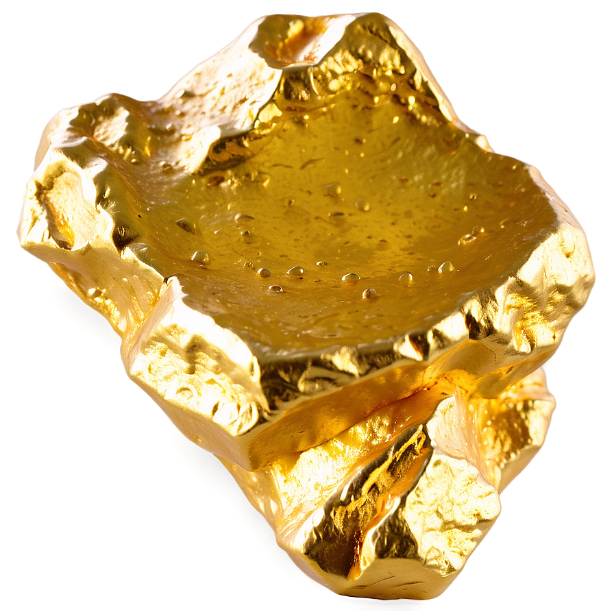 Isolated Gold Nugget Png Yyv PNG