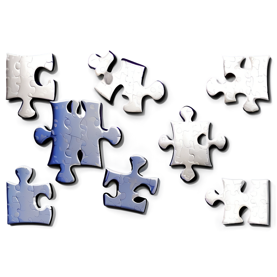 Isolated Puzzle Pieces Png Fah42 PNG