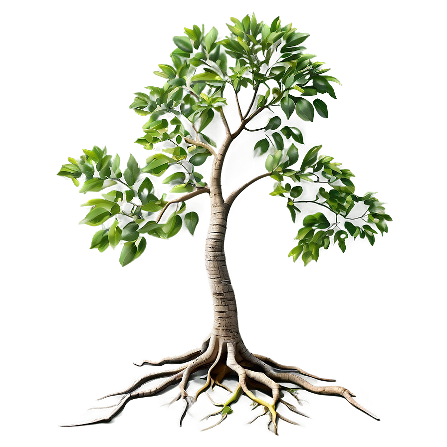 Isolated Tree With Roots Png 71 PNG