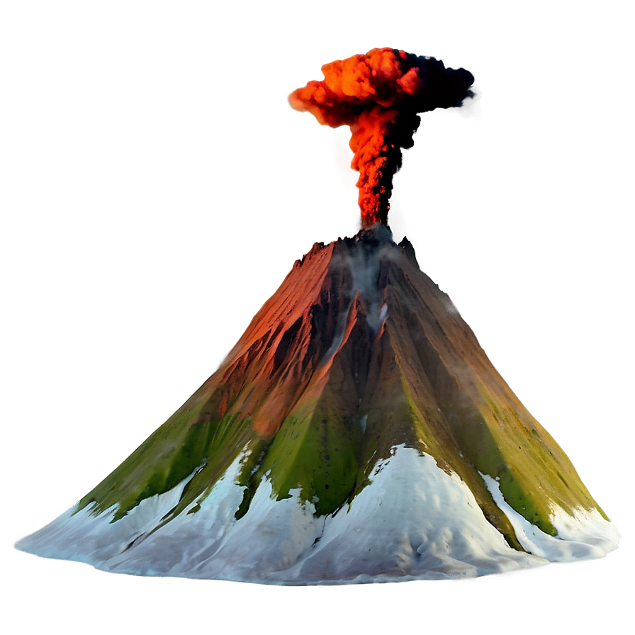 Download Isolated Volcano Mountain Png 05232024