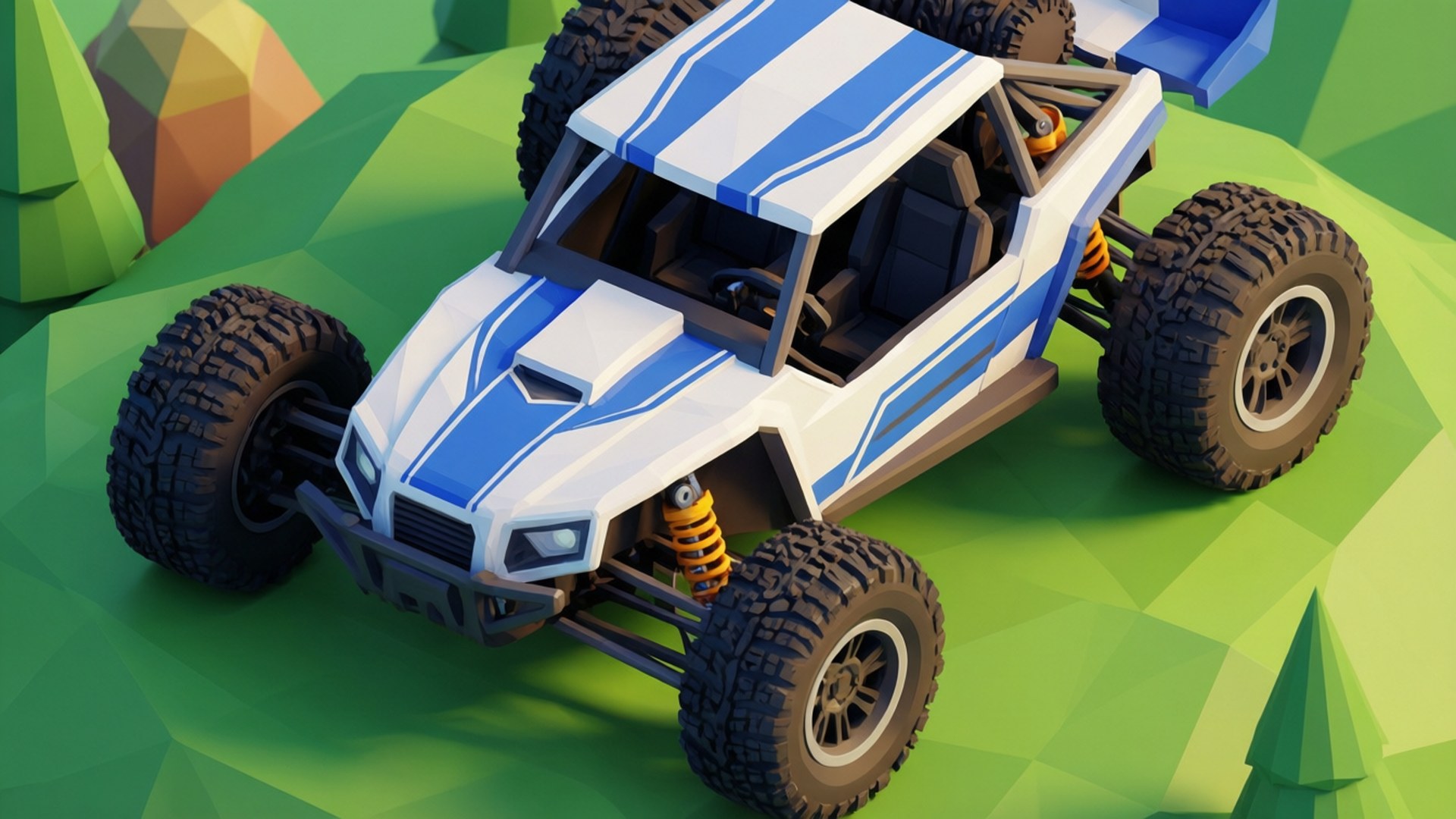 Render Isometrico di Buggy Sfondi