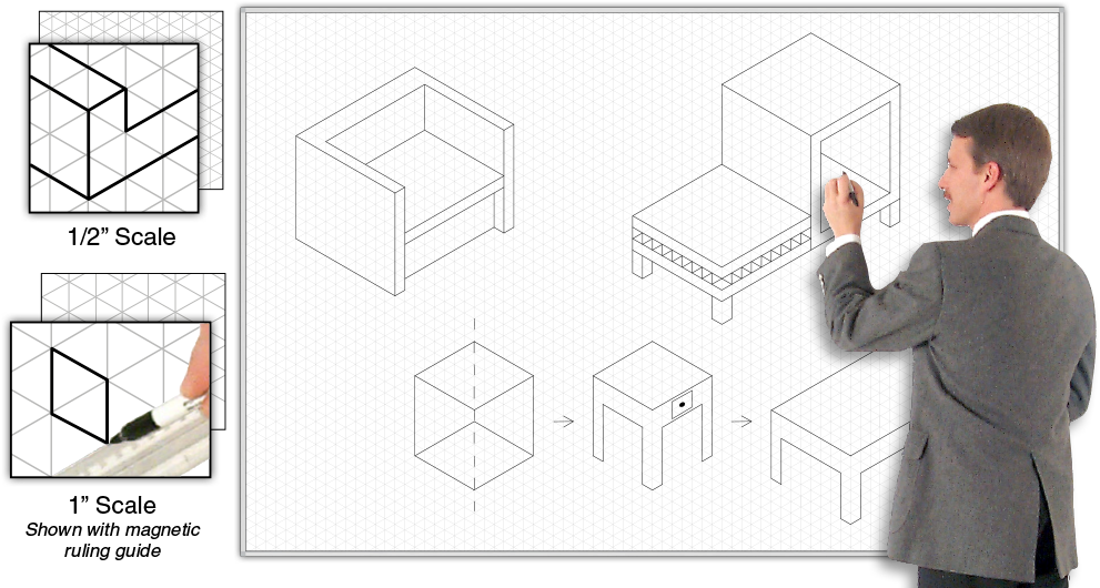 Isometric Drawing Tutorial Businessman PNG