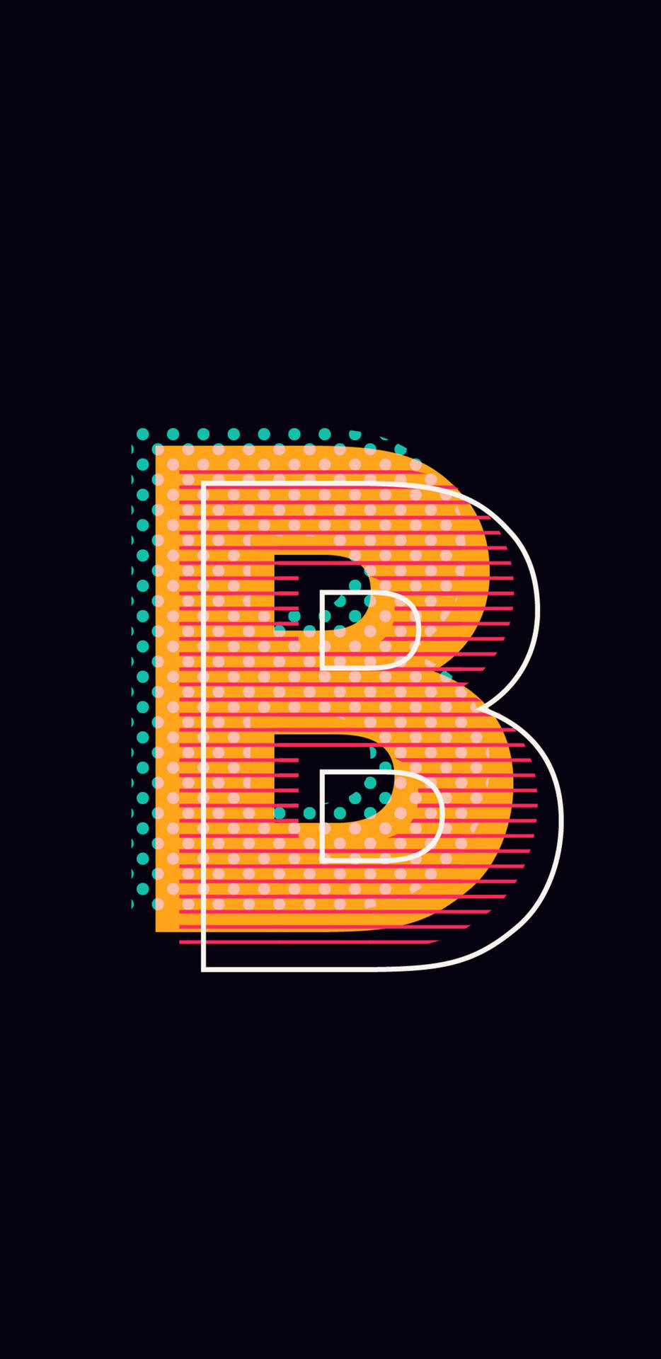 Isometric Letter B Wallpaper