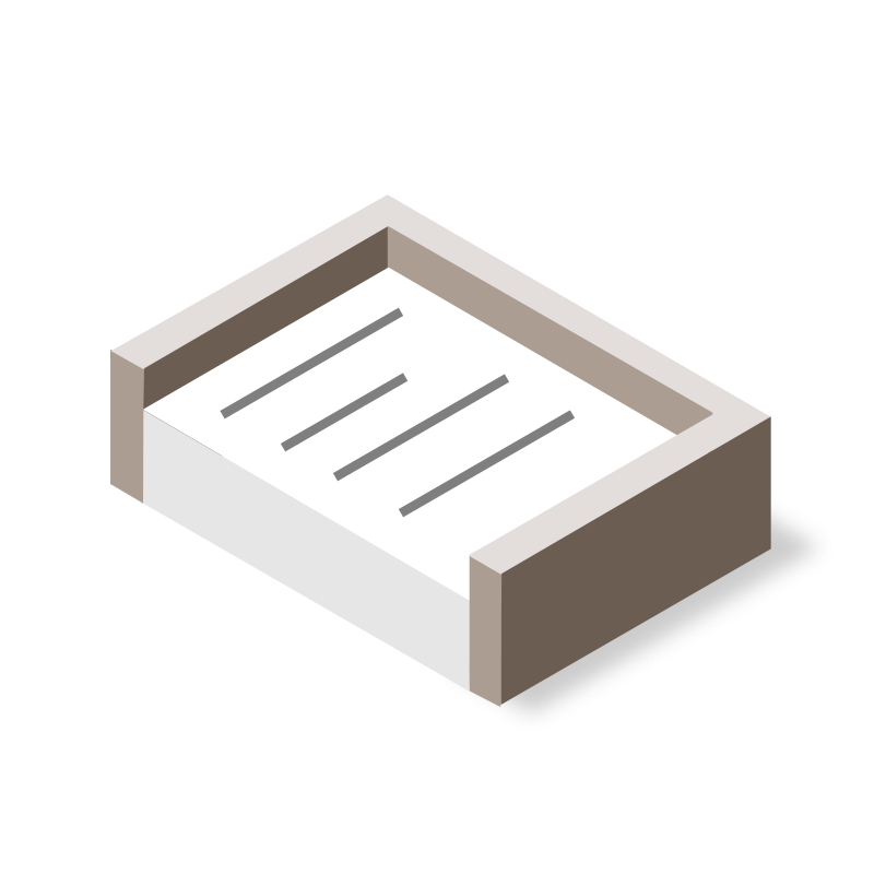 Isometric Paper Tray Icon PNG