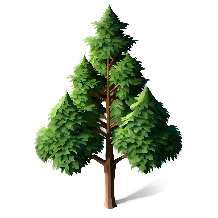Isometric Tree Elevation Png Wif PNG
