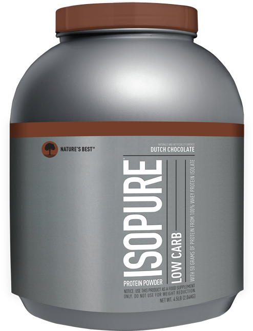 Isopure Low Carb Dutch Chocolate Protein Powder PNG