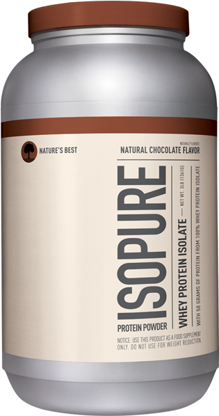 Isopure Protein Powder Chocolate Flavor PNG