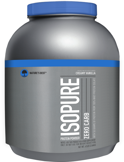 Isopure Protein Powder Container PNG
