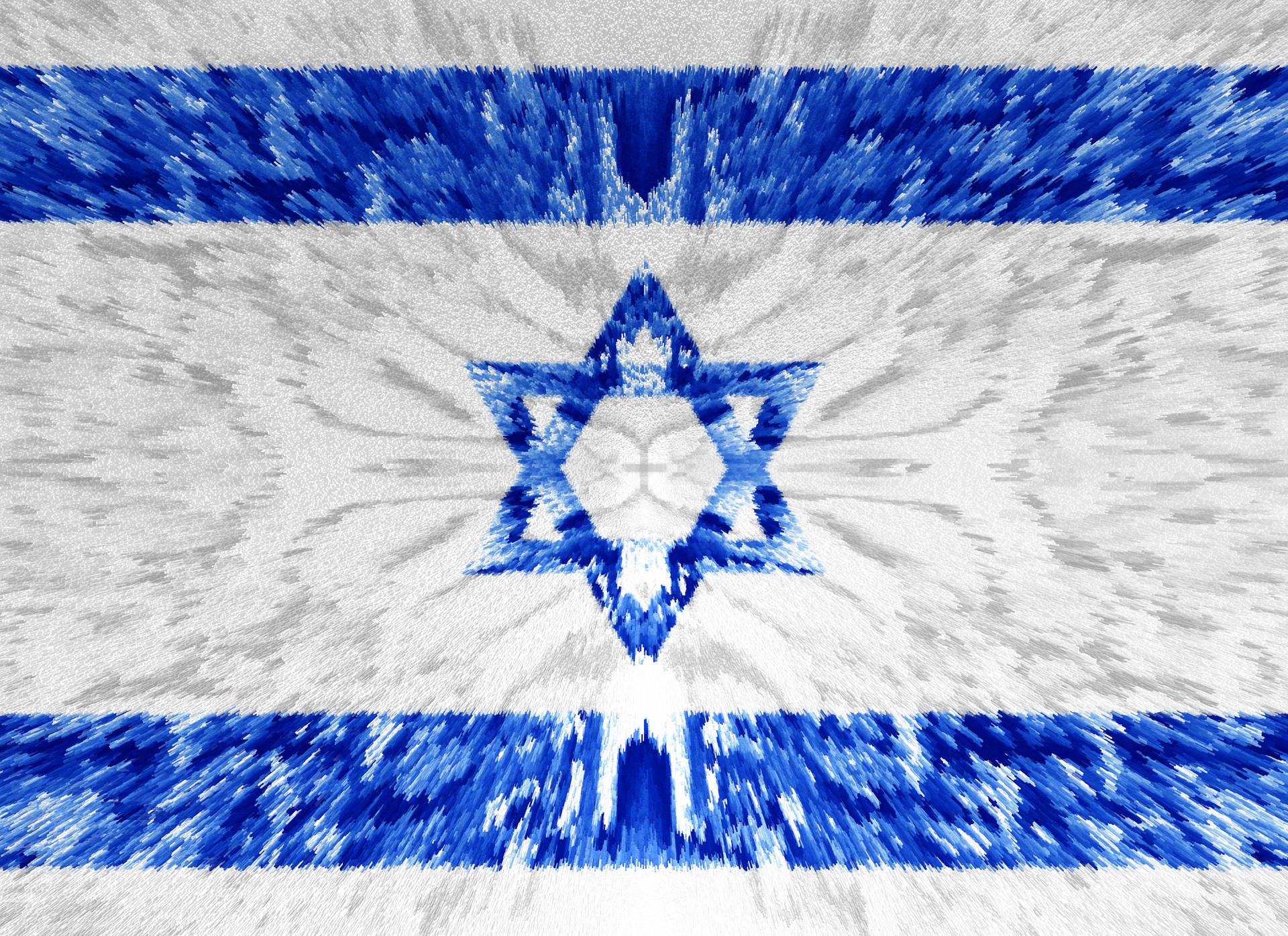 Israel Flag Art Wallpaper