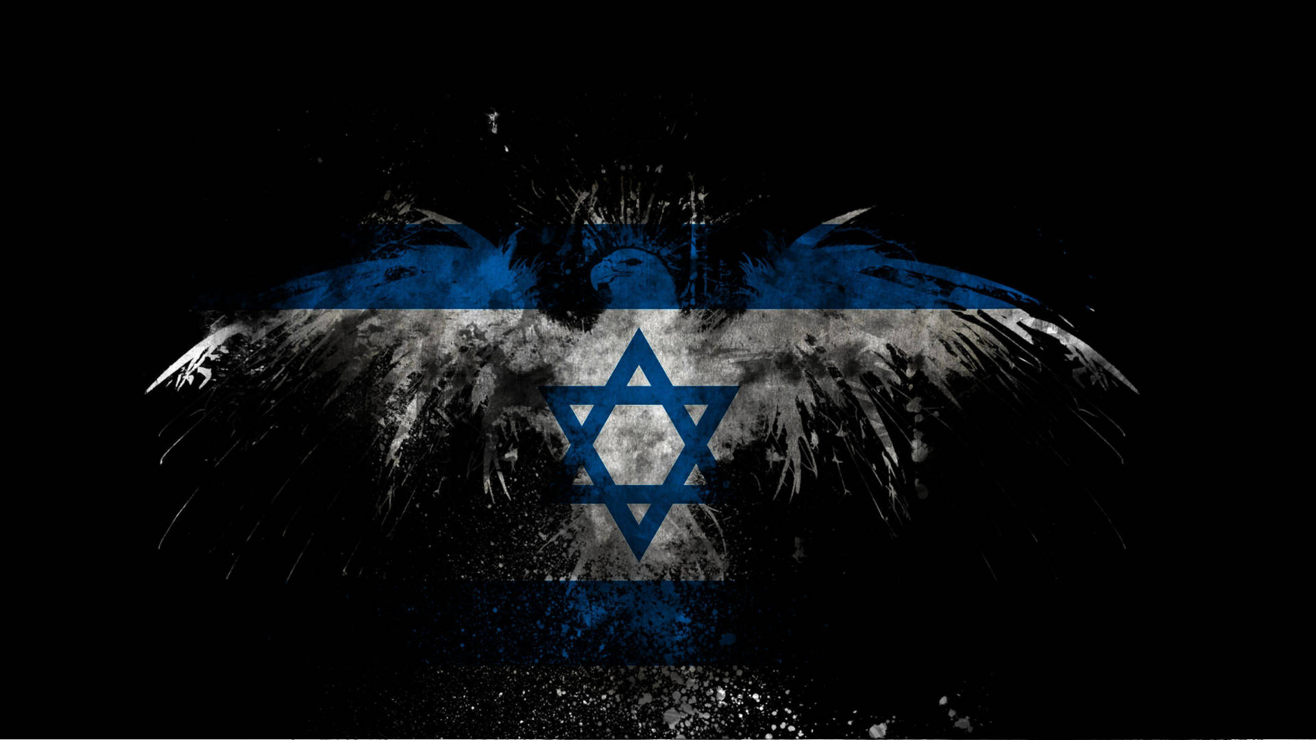 Israel Flag Eagle Symbol Wallpaper