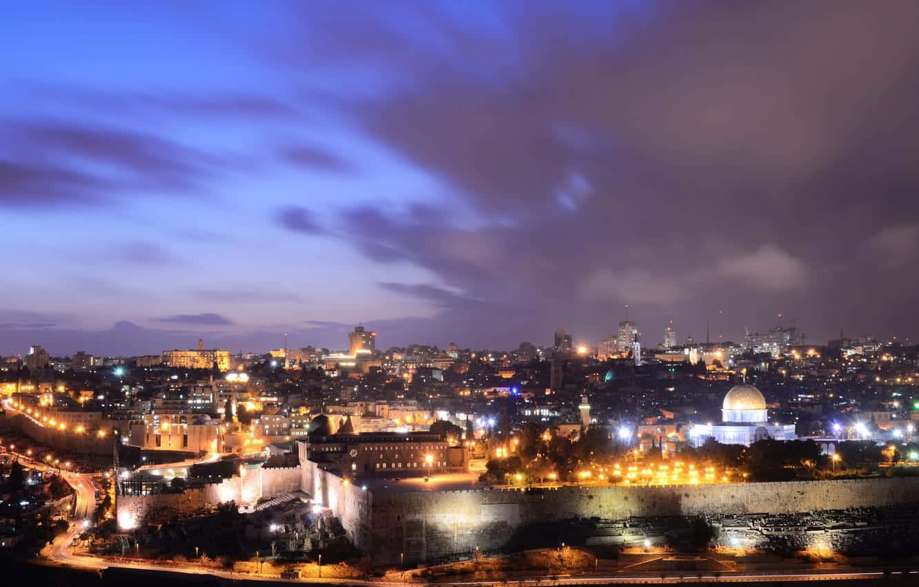 The City Of Jerusalem At Night