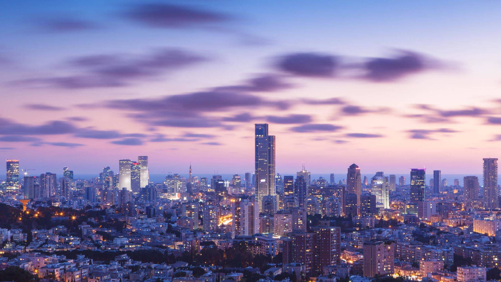 Israel Tel Aviv Skyline Wallpaper