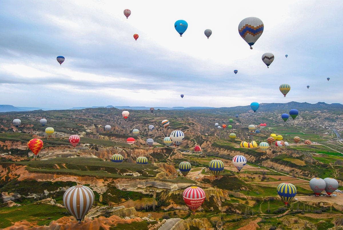 Istanbul's Quintessential Hot Air Balloon
