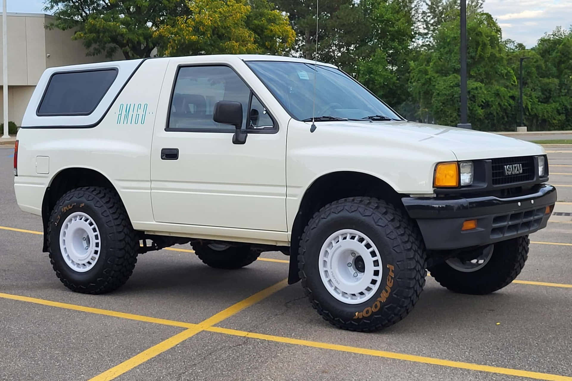 Isuzu Amigo Klassieke Suv Achtergrond